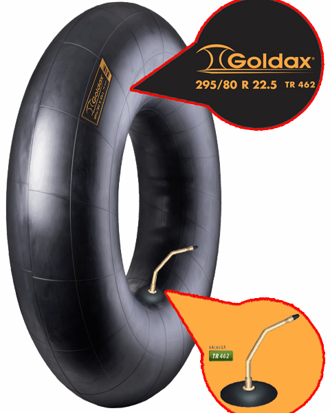 Câmara de ar 2.95/80R22,5 (TR-462) GOLDAX