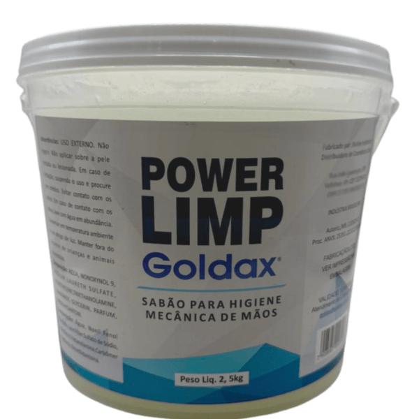 PASTA PARA LAVAR MÃOS 2,5KG POWER LIMP GOLDAX